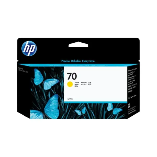 Tinteiro Original HP 70 Amarelo C9454A 130mL