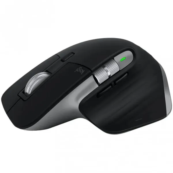 Rato Bluetooth Ergonómico Logitech MX Master 3S para Mac Bateria recarregável 8000 Dpi Cinza Espacial