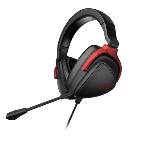 Auscultadores Gaming Micro Asus Rog Delta S Core Preto e Vermelho
