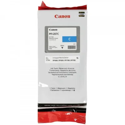 Tinteiro Original Canon PFI207 Azul