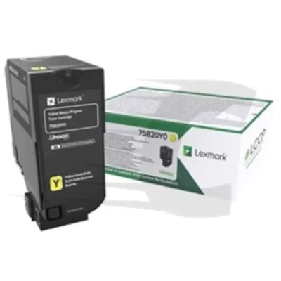 Toner Original Lexmark 75B20Y0 Amarelo