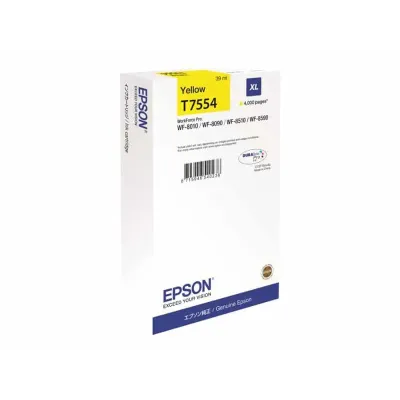 Tinteiro Original Epson T7554 Amarelo