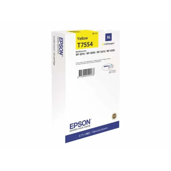 Tinteiro Original Epson T7554 Amarelo