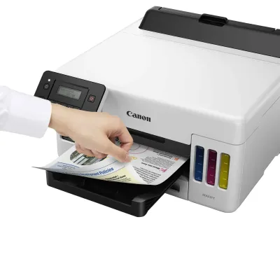 Impressora Recarregável Canon MAXIFY GX5050 MegaTank WiFi Duplex Branca