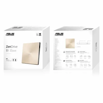 Dvdrw externo Asus ZenDrive U9M Ouro