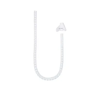 Organizador de Cabos em Espiral Nanocable 10.36.0002-W 2 metros Branco