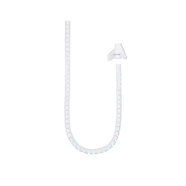 Organizador de Cabos em Espiral Nanocable 10.36.0002-W 2 metros Branco