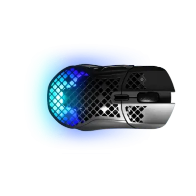 Rato Gaming Steelseries Aerox 5 RF Wireless/Bluetooth/USB Type-A 18000DPI Preto