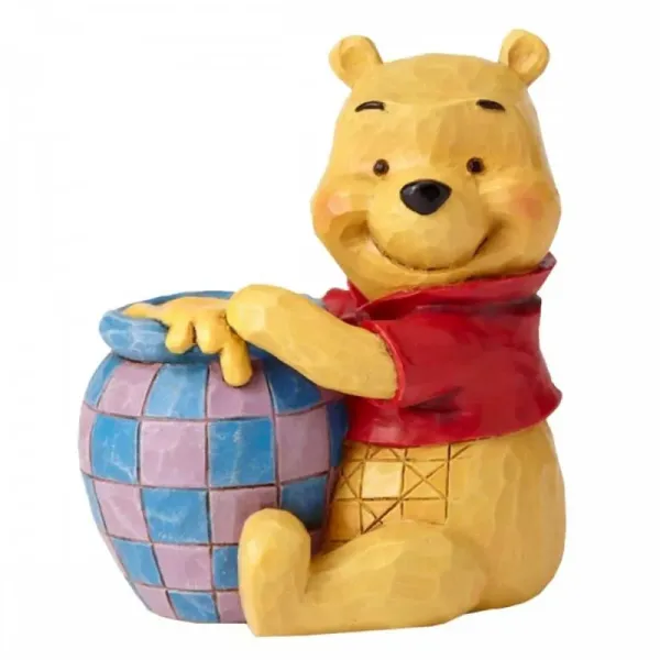 Mini Figura Enesco! Winnie the Pooh with Honey Pot – Disney