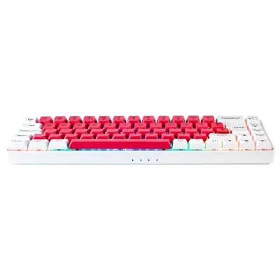 Teclado Mecânico GAMIAC TKL RGB69G SF Kailh Azul Branco Rosa