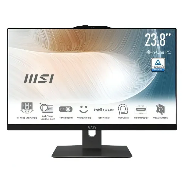 Computador All in One MSI AM242P-1241ES 24? Intel Core i7-1255U 16GB 512GB Sem S.O.