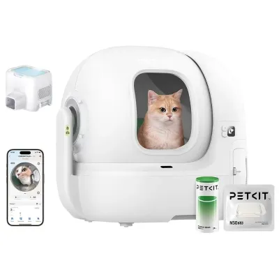 Caixa de Areia Purobot Max Pro with Camera Smart Cat Litter Box