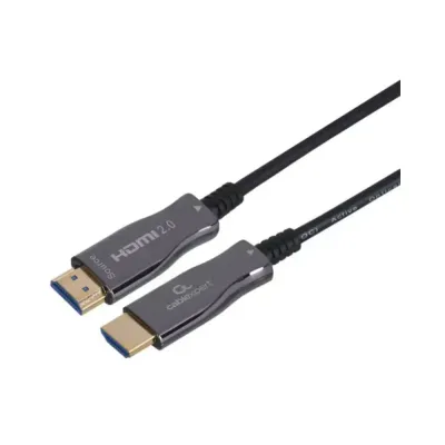Cabo Hdmi Active Optical (AOC) Hdmi Macho para Hdmi Macho Alta Velocidade com rede AOC Premium Series 20 Metros