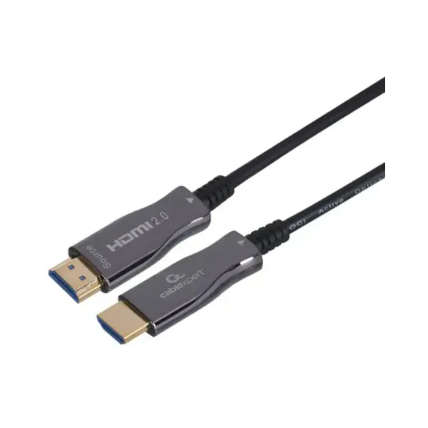 Cabo Hdmi Active Optical (AOC) Hdmi Macho para Hdmi Macho Alta Velocidade com rede AOC Premium Series 20 Metros