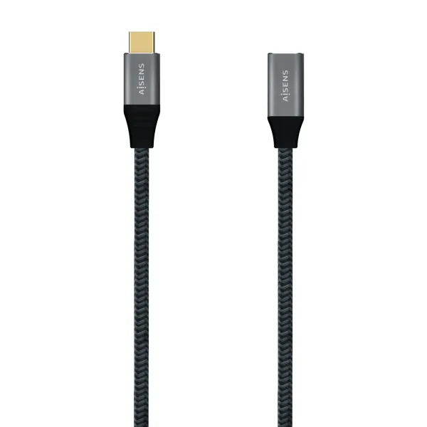 Cabo Aisens Usb 3.2 Tipo C 1m Cinza