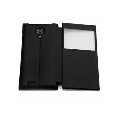 CAPA PARA DOOGEE DG330 FLIP CASE COLAR LEATHER – BLACK