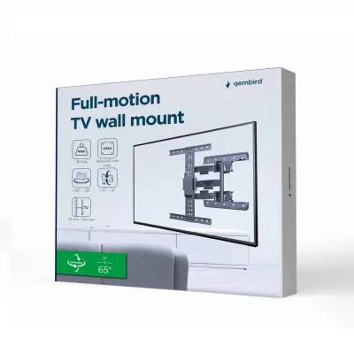 Suporte Parede Gembird TV Full Motion 32?-65? 36Kg Vesa 400×400