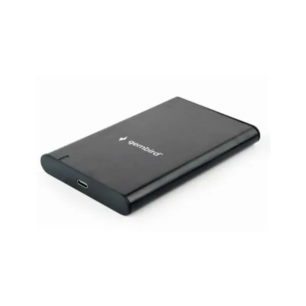 Caixa Externa Hdd Gembird 2.5? Sata Para Type-C Preta