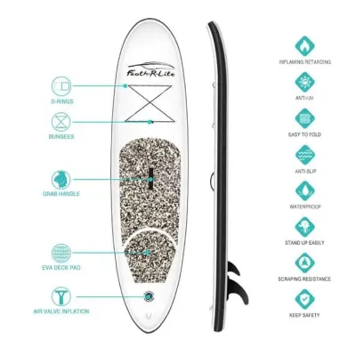 Paddle Insuflavel Feath-R-Lite Preto