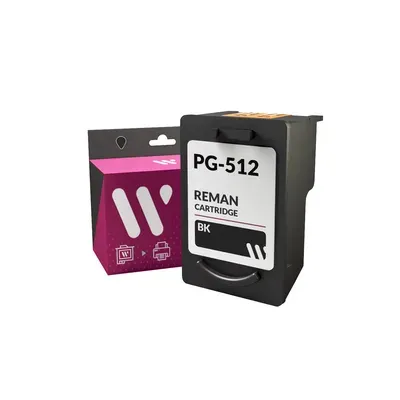 Tinteiro Remanufaturado Canon 512 BK