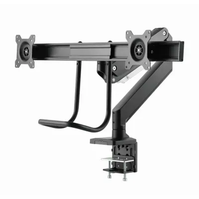Suporte para 2 Monitores Gembird Ajustável e Inclinável até 32? e 8Kg