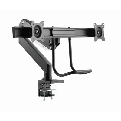 Suporte para 2 Monitores Gembird Ajustável e Inclinável até 32? e 8Kg