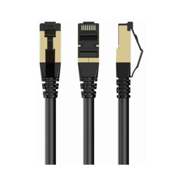 Cabo Rede Gembird Cat 8 LSZH 0.25 Metros Preto
