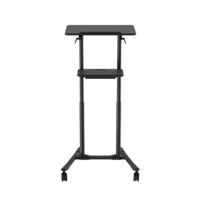 Suporte de Palestra e projetor Gembird TVS-DESK-01-BK com rodas