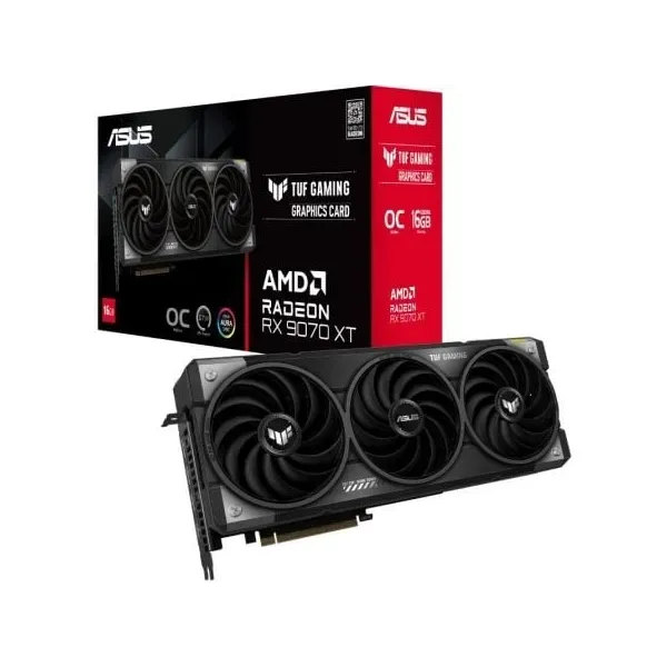 Placa Gráfica Asus TUF Gaming Radeon RX 9070 XT OC 16GB GDDR6