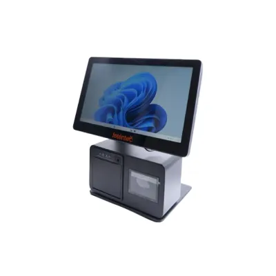 Pos Compacto VIANA 15.6? FuillHD 1920*1080 Fanless I5-8ª 16Gb 256Gb 1Gb Lan e Wifi Leitor c/Barras e Impressora 80mm IP65 Window