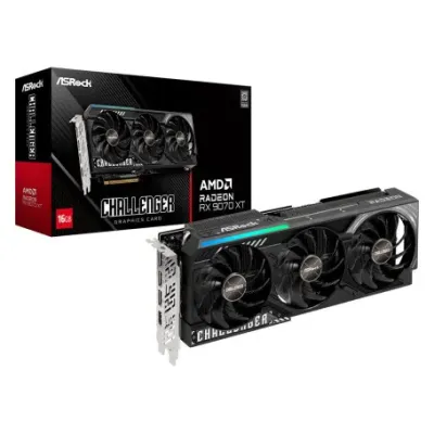 Placa gráfica Asrock RX 9070 XT Challenger Amd RX9070XT 16GB Gddr6 256BIT 1HDMI+3DP