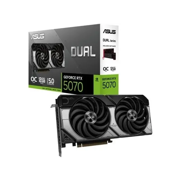 Placa Gráfica Asus Dual GeForce RTX 5070 OC 12GB GDDR7