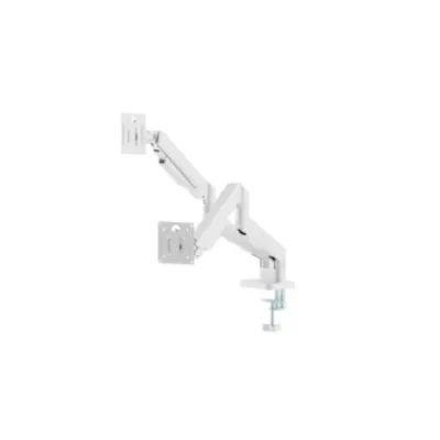 Suporte para 2 Monitores Gembird Ajustavel e Inclinável adequado até 32? e 10Kg Branco