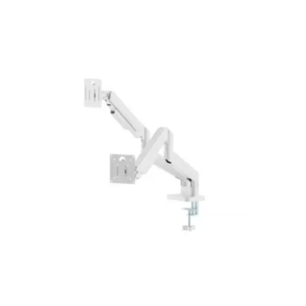 Suporte para 2 Monitores Gembird Ajustavel e Inclinável adequado até 32? e 10Kg Branco