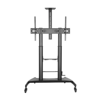 Suporte de Pé Gembird TVS-100T-02 para TV com rodas e Prateleira Ajustavel em Altura suporta até 100?