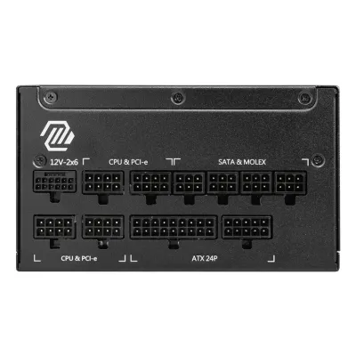 Fonte Modular MSI MAG A1000GL 1000W 80+ Gold PCIE5 II