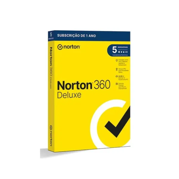 Norton 360 Deluxe 50GB (1 User / 5 Device / 1 Ano)