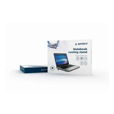 Cooler Portatil Gembird até 15.6? Led Azul