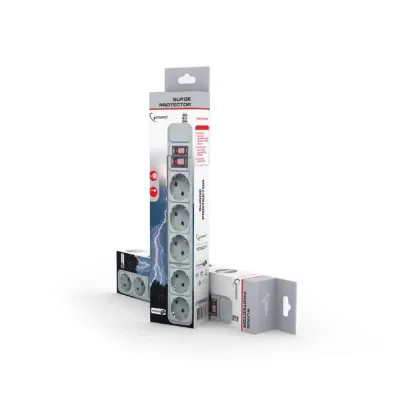 Tomada de Protecção Gembird 6 Sockets