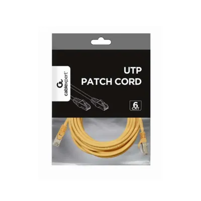 Cabo Rede Cat 6. 3Metros – Amarelo