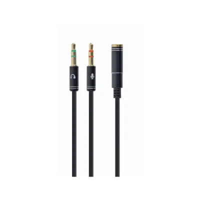 Adaptador Jack 3.5mm Femea 4-Pin para 2×3.5mm Macho ( Audio e Micro )