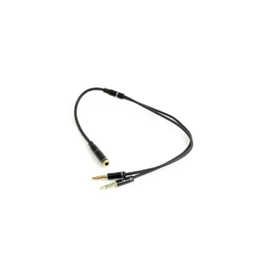 Adaptador Jack 3.5mm Femea 4-Pin para 2×3.5mm Macho ( Audio e Micro )