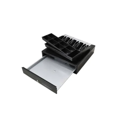 Gaveta de Dinheiro Go-Infinity Metálica Modelo MK-410 41Cm Preta