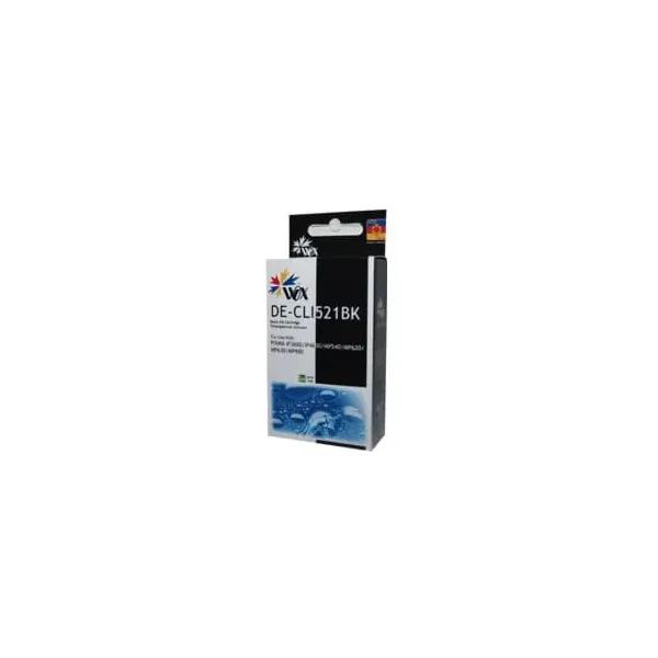 Tinteiro Compativel Canon CLI521-BK (Com Chip) – WOX