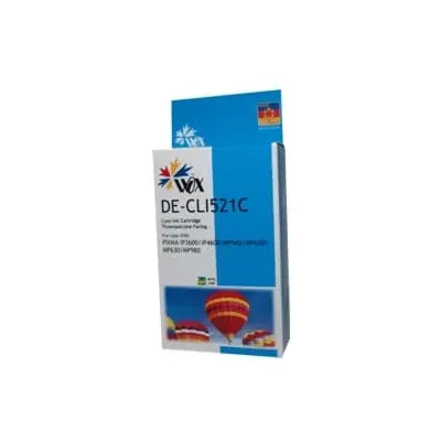 Tinteiro Compativel Canon CLI521-C (Com Chip) – WOX