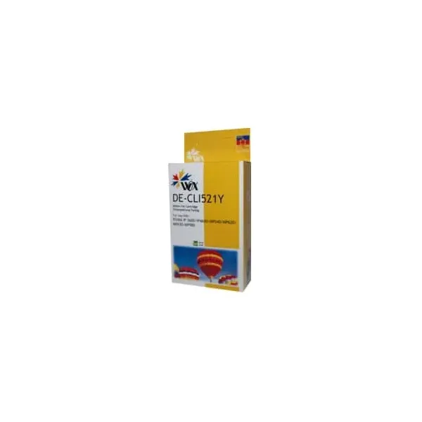 Tinteiro Compativel Canon CLI521-Y (Com Chip) – WOX