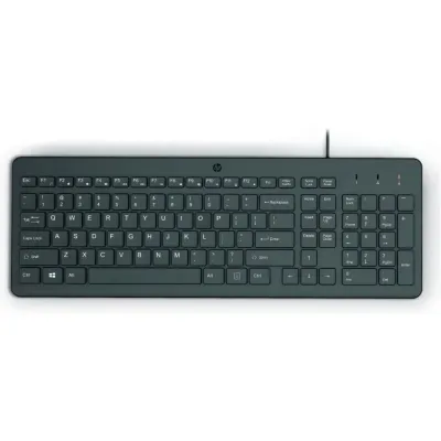 Teclado HP 150 Wired Keyboard Preto
