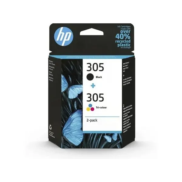 Tinteiro Original HP nº305 Multipack Preto e Tricolor