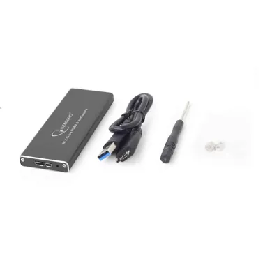 Caixa Externa SSD M.2 22mm Gembird Usb 3.0 Preta
