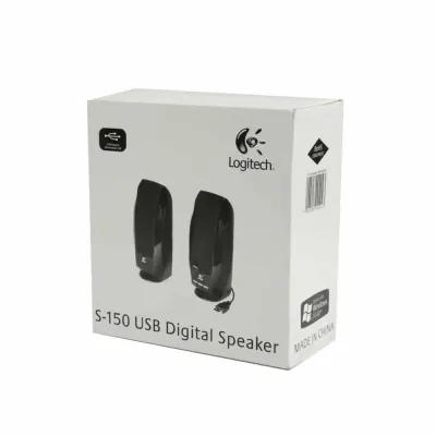 Colunas Logitech S150 2.0 USB Pretas